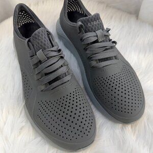 Crocs Literide Pacer 204967 Grey Men's 10 casual shoe waterproof